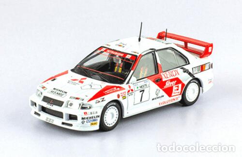 Carros em escala: Mitsubishi Lancer Evolution III / Tommi M&auml;kinen / Rally Mil Lagos 1996 (Esc 1:43) ixo,n38,rallye,EVO
