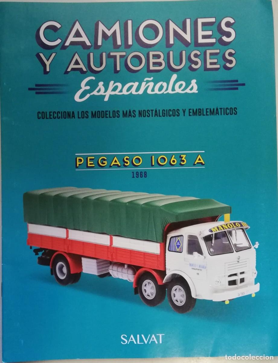 Auto in scala: FASCICULO AUTOB&Uacute;S PEGASO 1063 A MANOLO COLECCI&Oacute;N CAMIONES Y AUTOBUSES ESPA&Ntilde;OLES DE SALVAT
