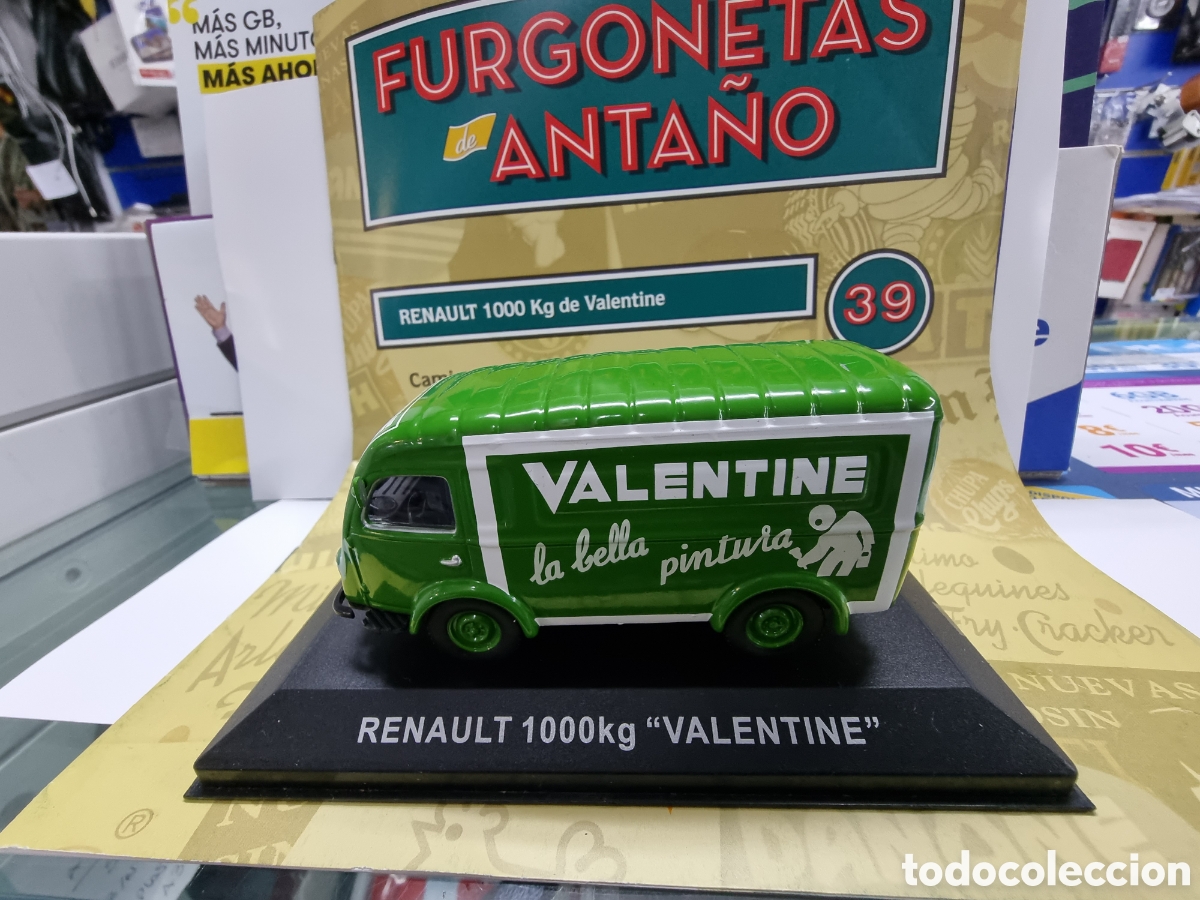 Auto in scala: Renault 1000KG &rdquo;Valentine&rdquo; y fasciculo escala 1/43