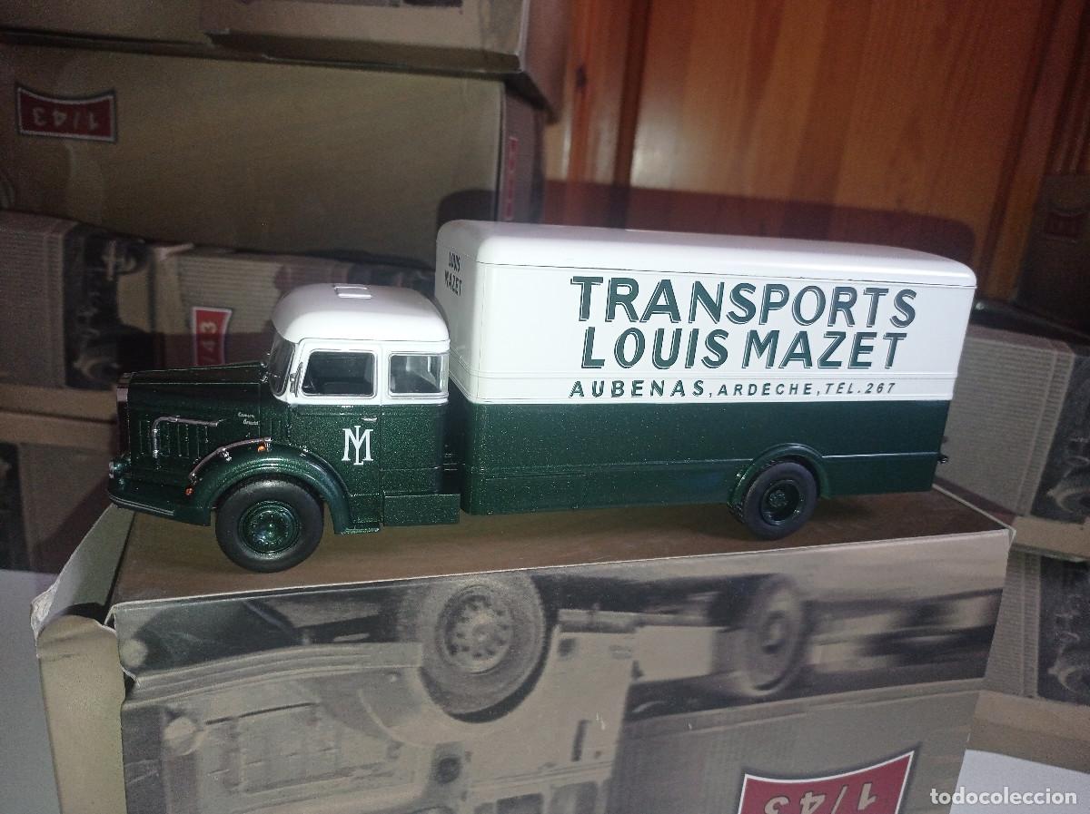 Model Cars: CAMION BERNARD 19D 180 TRANSPORTS LOUIS MAZET IXO 1/43