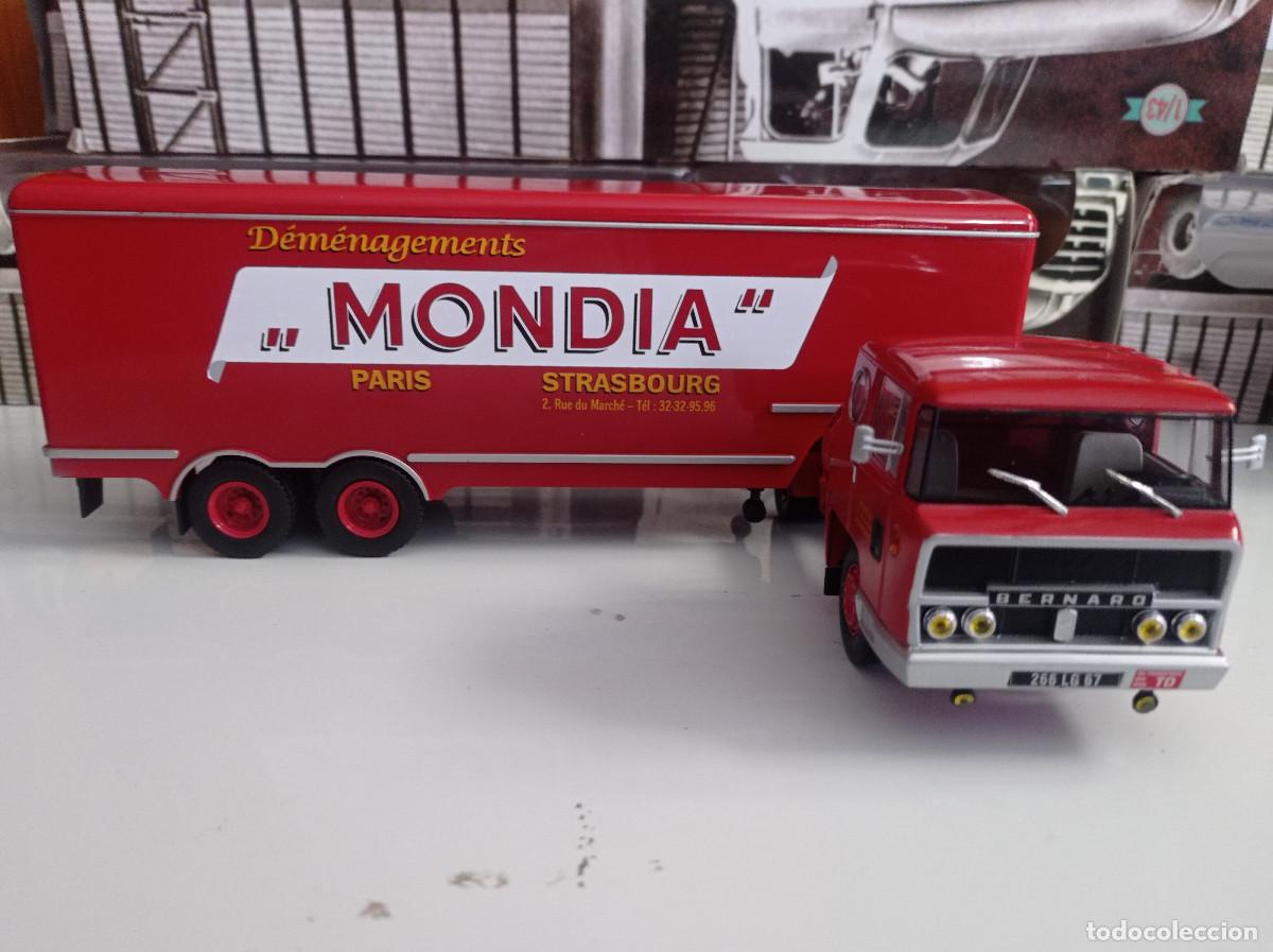 Model Cars: CAMION BERNARD TDA 180 DEMENAGEMENTS MONDIA , IXO 1/43