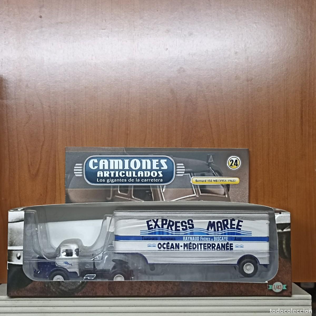 Modèle Réduit 1/43 Altaya Semi-Remorque Bernard 150 MB Express Marée - Occasion