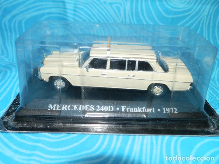 Auto in scala: TAXI MERCEDES 240D . FRANKFURT.1972