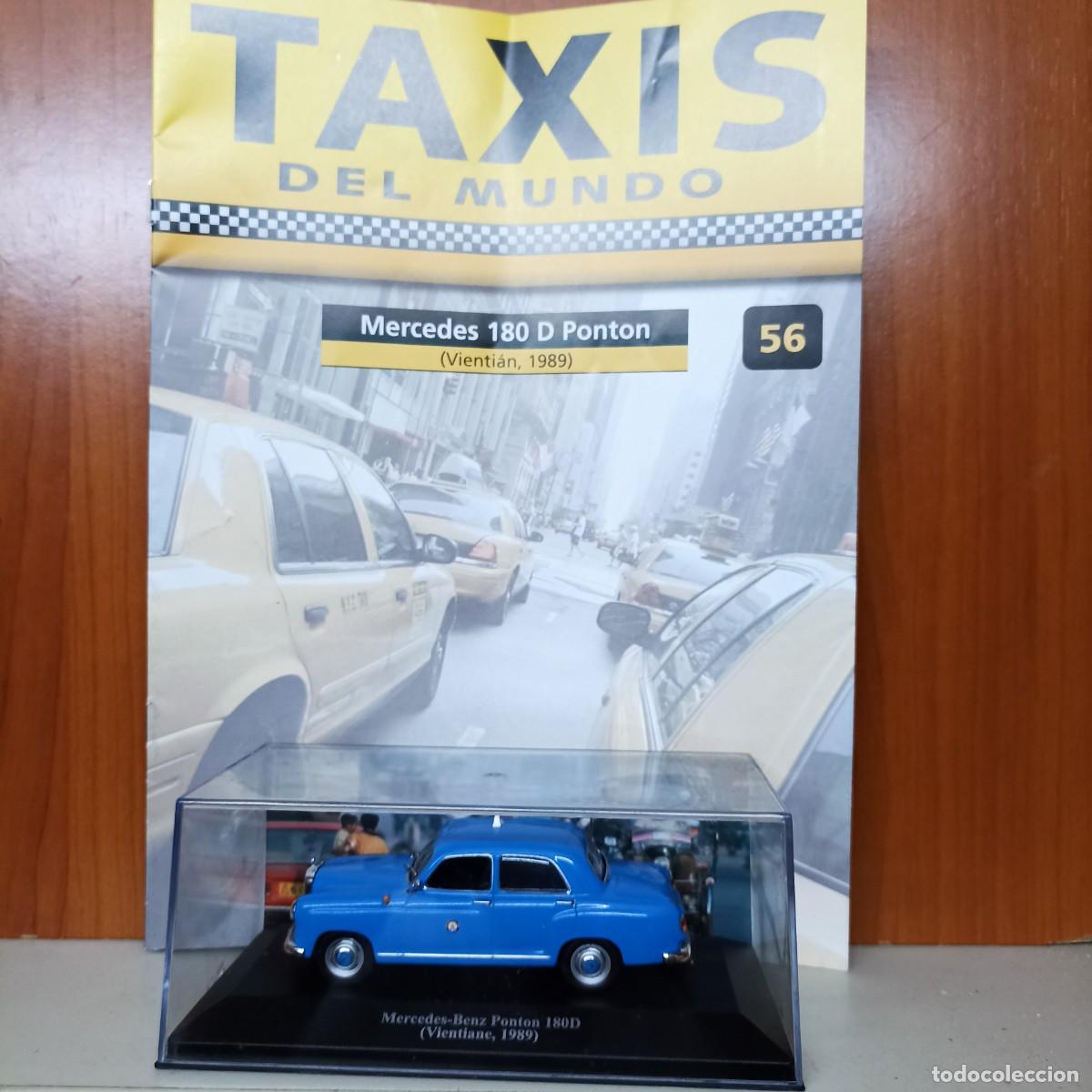 Carros em escala: MERCEDES 180D PONTON VIENTIAM 1989 TAXIS DEL MUNDO ALTAYA