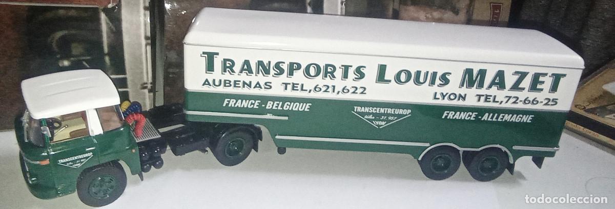 Voitures &agrave; l'&eacute;chelle: CAMION WILLEME LD 610 TRANSPORTS LUIS MAZET IXO 1/43