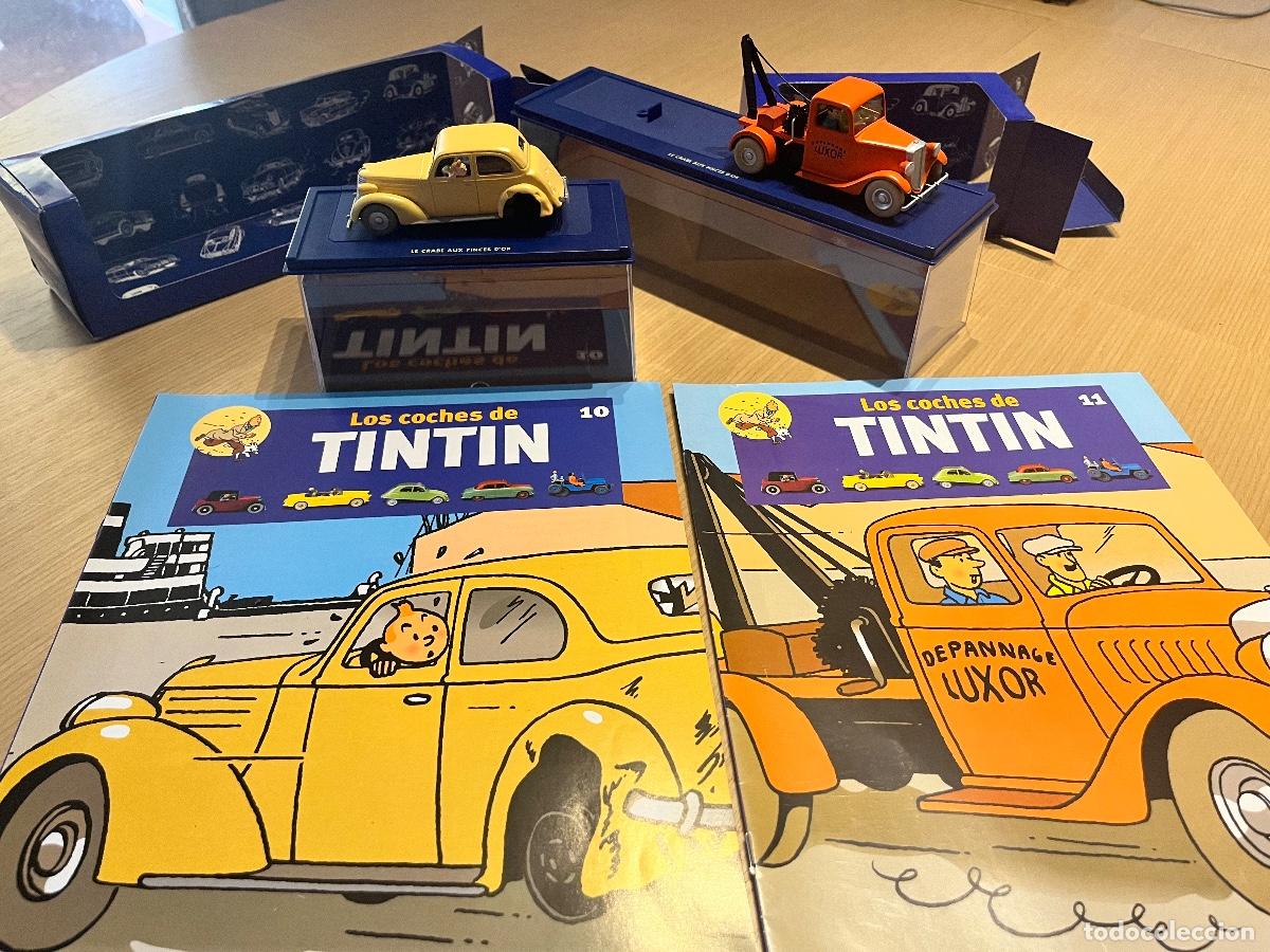 Auto in scala: GRUA ROJA + AMILCAR AMARILLO TINTIN + 2 FASCICULOS 1:43 PLANETA AGOSTINI Cristinomodels
