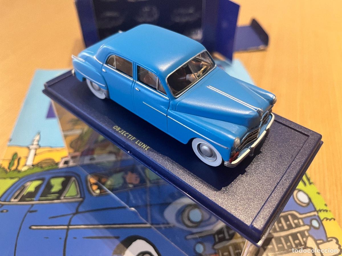 Auto in scala: DODGE CORONET AZUL-OBJETIVO:LA LUNA TINTIN 1:43 PLANETA AGOSTINI + FASCICULO Cristinomodels