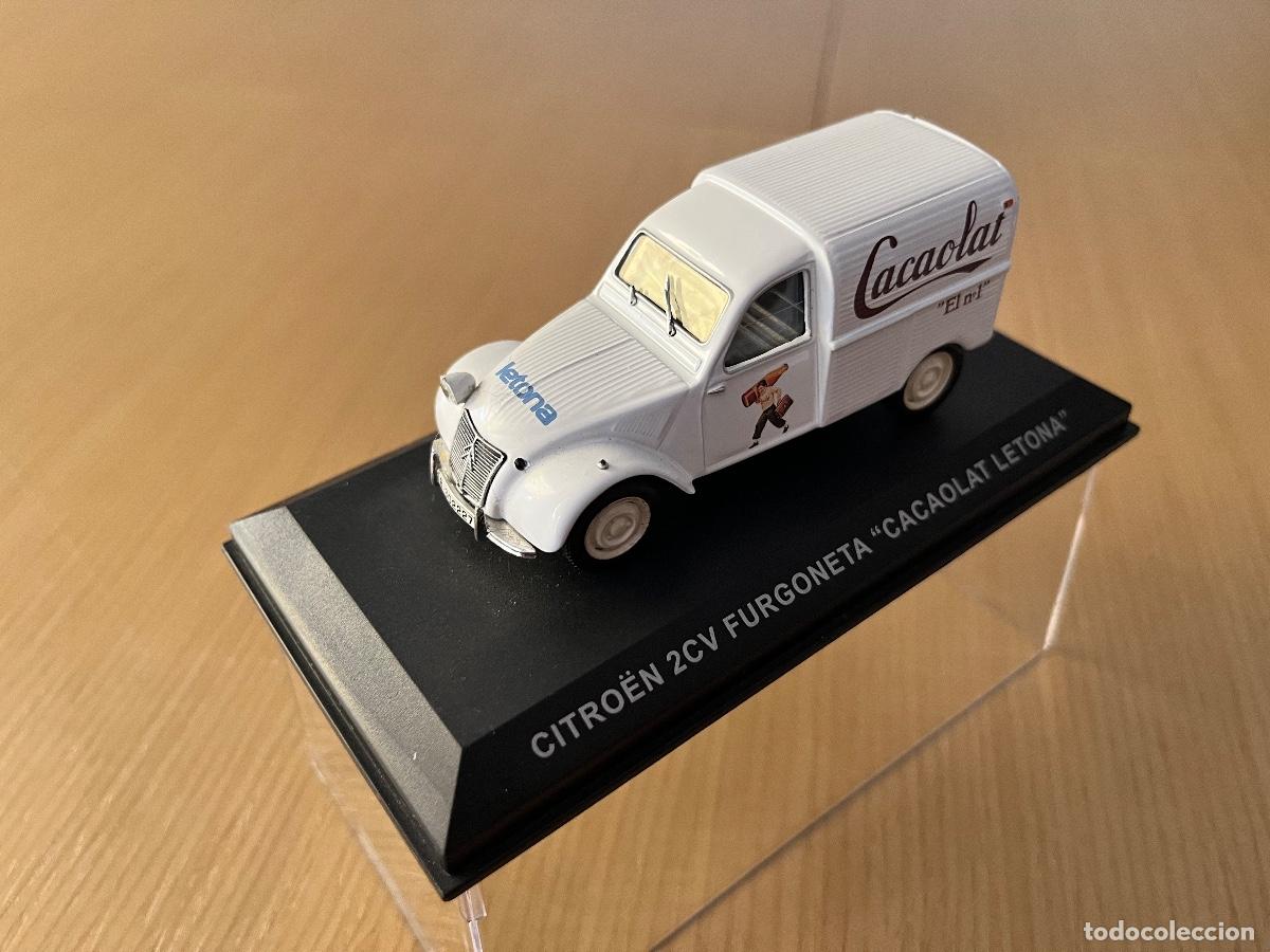 Auto in scala: CICTROEN 2CV FURGONETA &rdquo;CACAOLAT LETONA&rdquo; 1:43 ALTAYA OJO LE FALTA FARO Y ESPEJO Cristinomodels