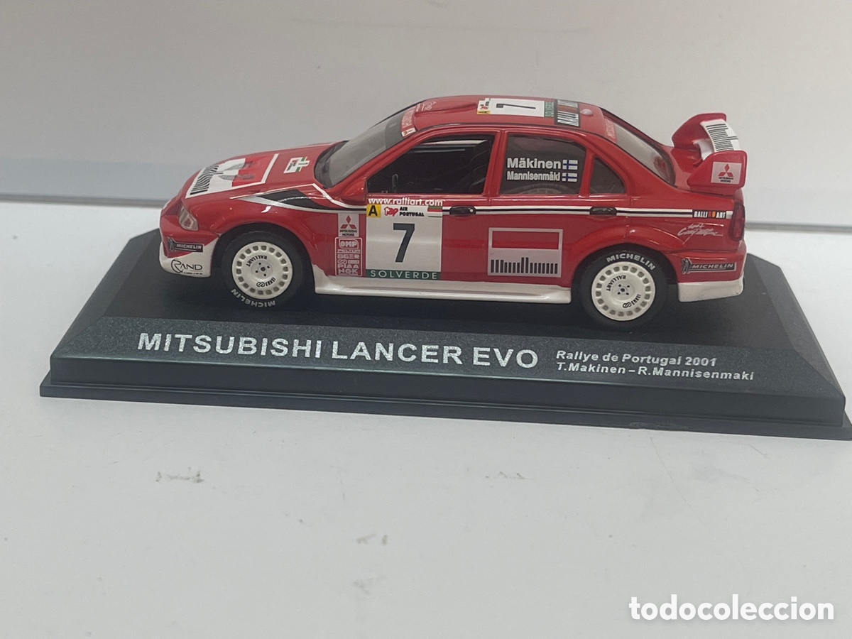 Coches a escala: MITSUBISHI LANCER EVO. ESCALA 1/43