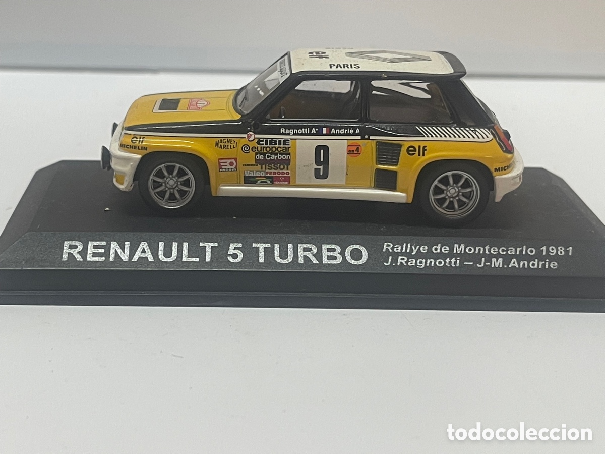 Coches a escala: RENAULT 5 TURBO. _ RALLYE Montecarlo 1981