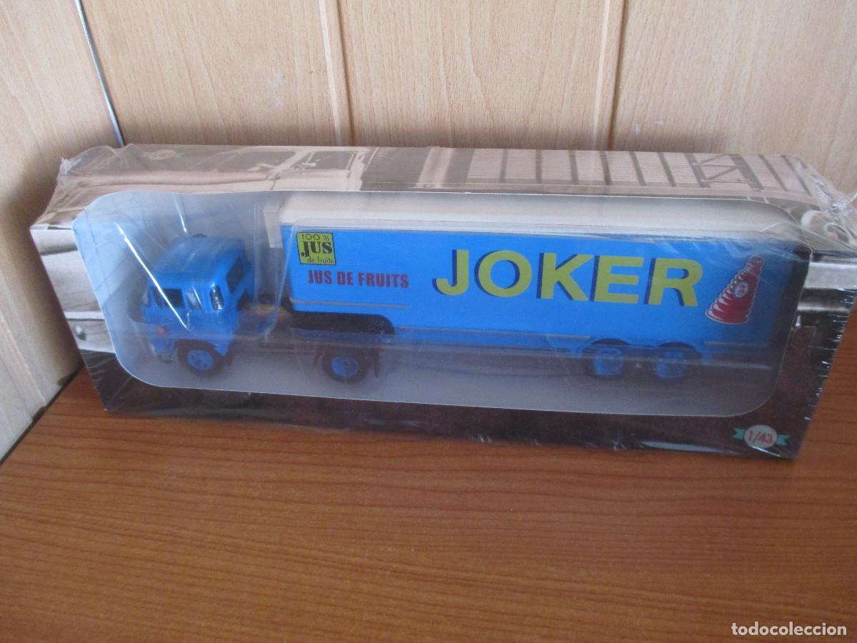 Model Cars: CAMION ARTICULADO ,JUS DE FRUITS JOKER , ESCALA 1/43