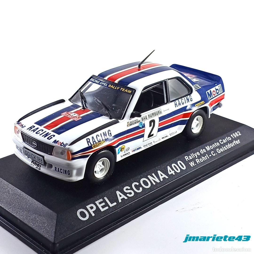 Coches a escala: Opel Ascona 400 #2 W. Rohrl - C. Geistdofer Rally Monte-Carlo 1982 1:43