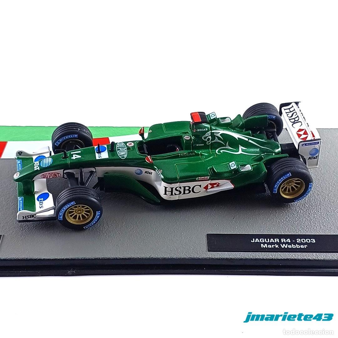 Coches a escala: Jaguar R4 2003 Mark Webber 1:43