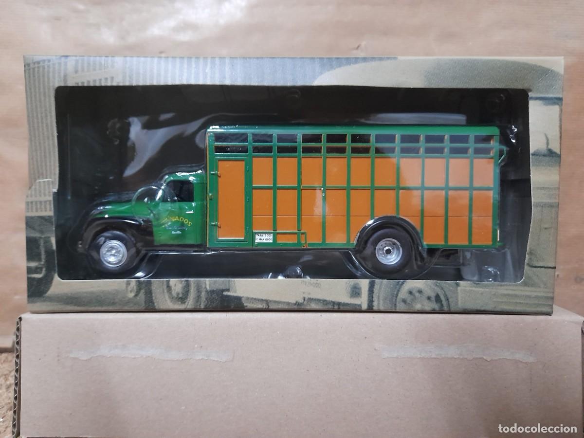 Coches a escala: Caja Citroen U55-60 Ganados.Camiones de Anta&ntilde;o.Altaya