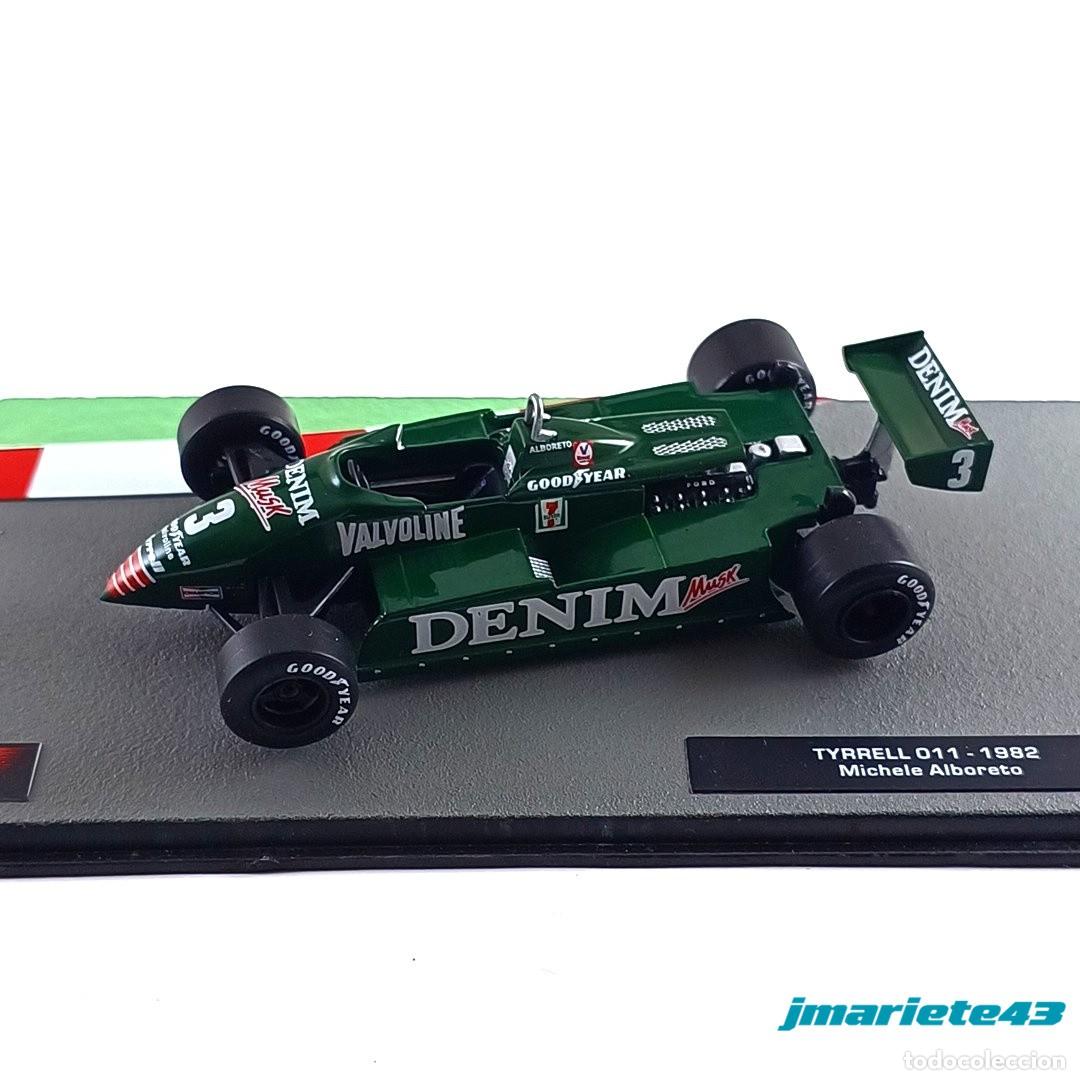 Carros em escala: Tyrrell 011 1982 Michele Alboreto 1:43