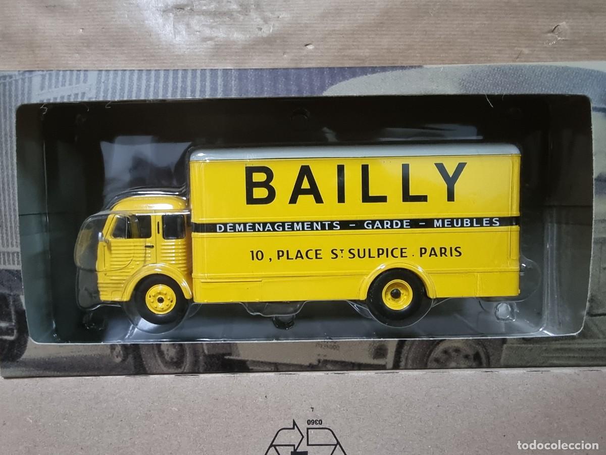 Coches a escala: Caja Ford Simca Cargo Bailly.Camiones de Anta&ntilde;o.Altaya
