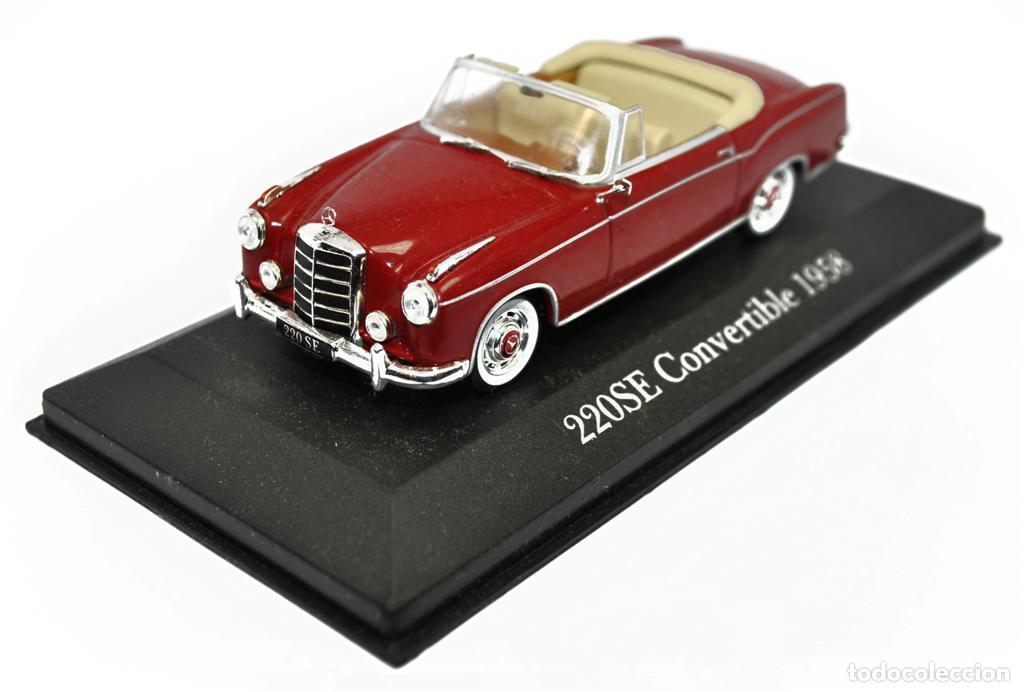 Model Cars: Voiture mod&egrave;le r&eacute;duit collection 1/43&egrave;me Mercedes 220 SE convertible 1958
