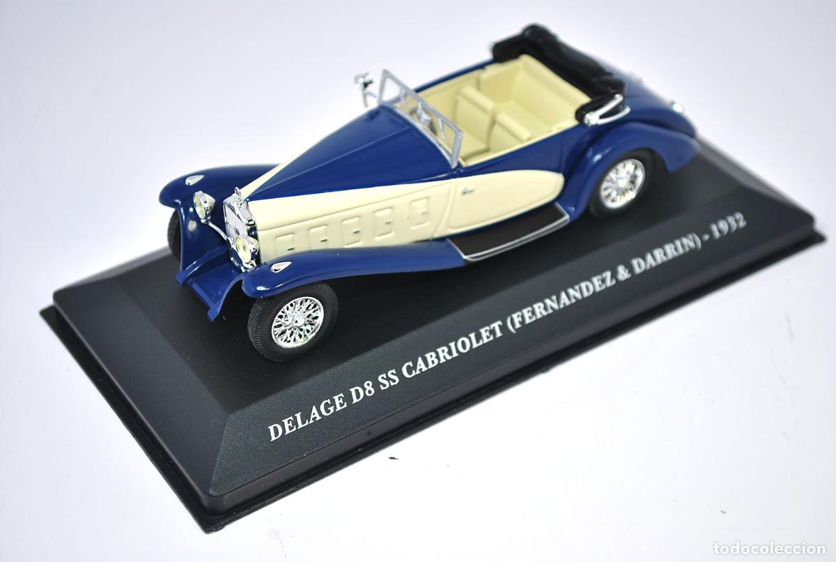 Model Cars: Voiture mod&egrave;le r&eacute;duit collection 1/43&egrave;me Delage D8 SS cabriolet de 1932