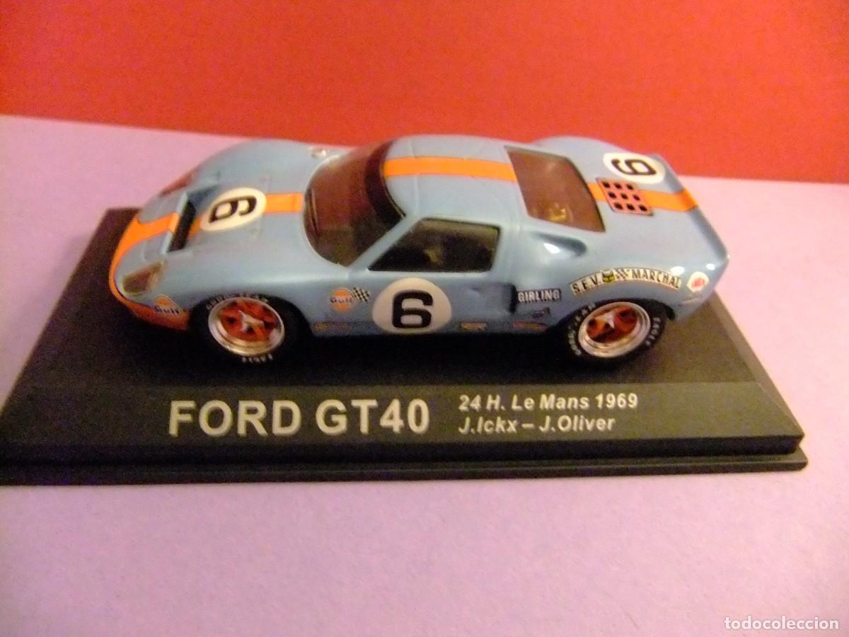 Coches a escala: FORD GT 40 // 24 H. LE MANS 1969 // PILOTOS J. ICKX - J. OLIVER