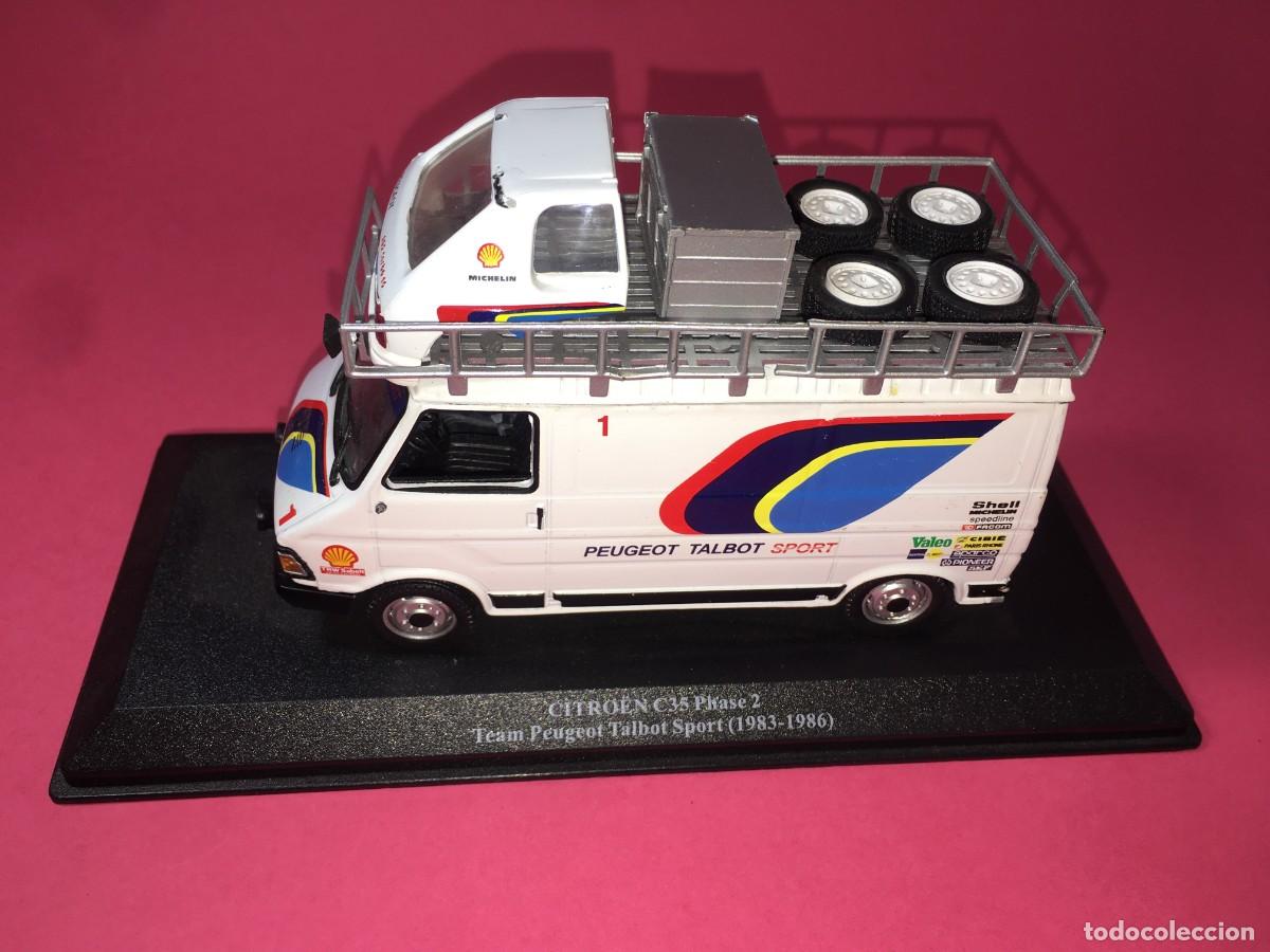 Modèle Réduit Citroën C35 Phase 2 Team Peugeot Sport (1983-1986) 1/43 Altaya - Neuf, Véhicule D'assistance Rallye