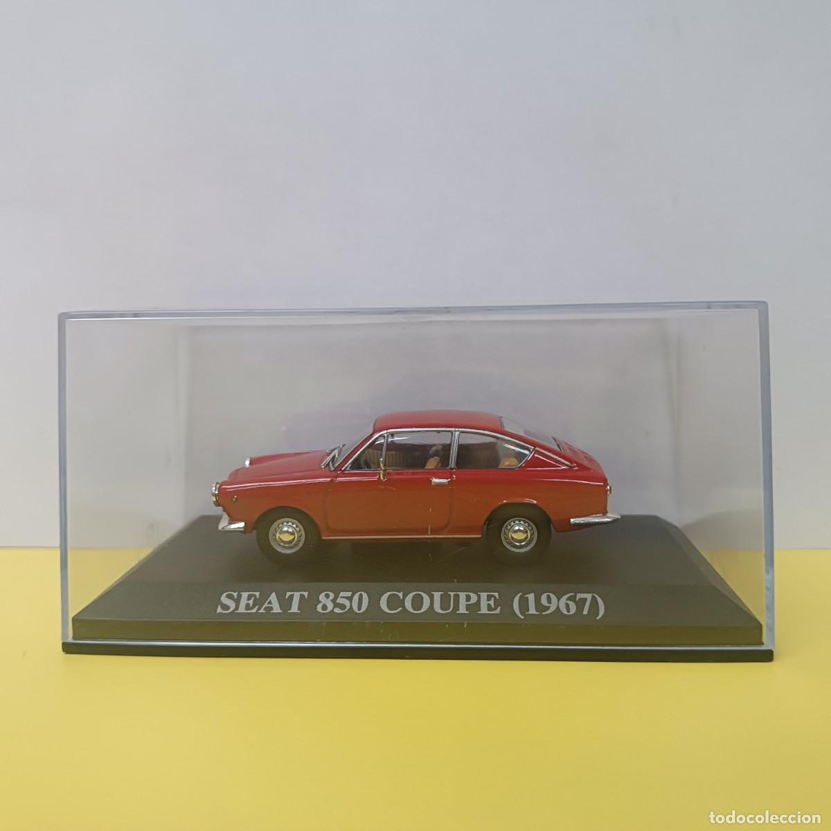 COCHE SEAT 850 COUPE ROJO ESCALA 1:24 1/24 CAR MODEL Coches