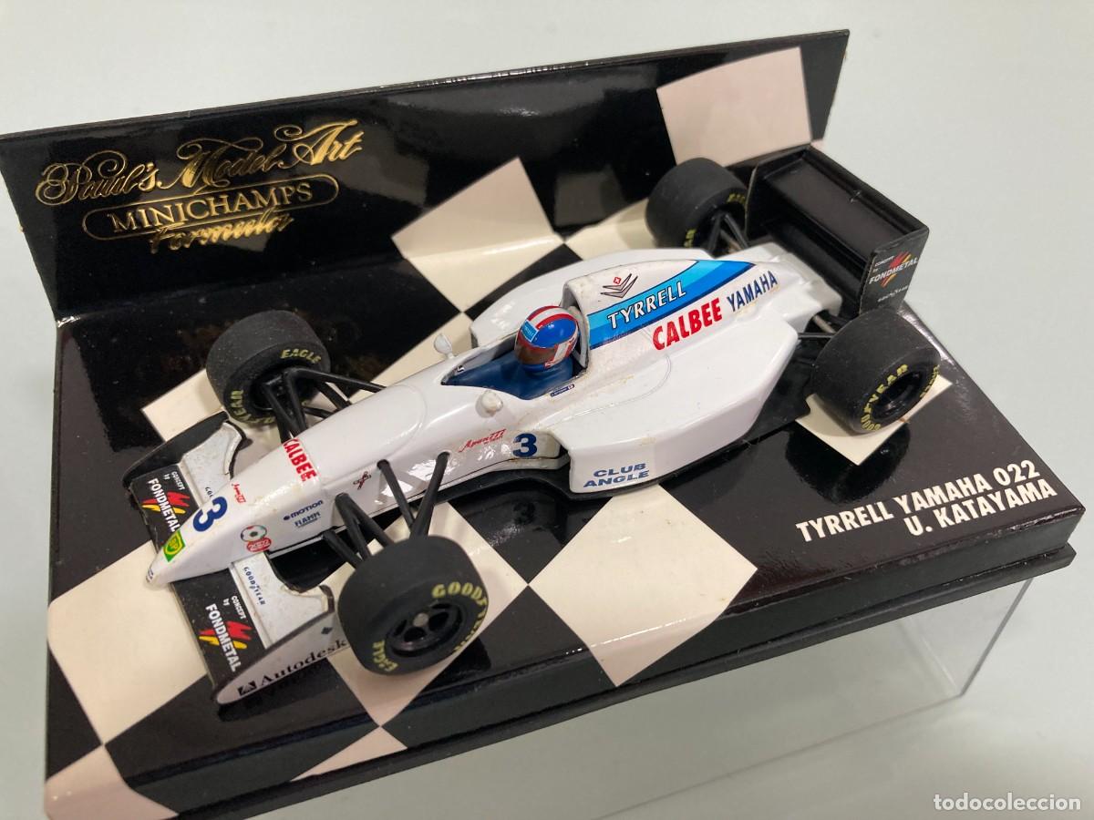F1C-1/43,MINICHAMPS 430940003, Tyrrell Yamaha 022 Nº3, Ukyo Katayama, 5º G.P.F1 Brasil 1994