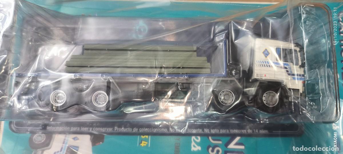 Voitures &agrave; l'&eacute;chelle: CAMI&Oacute;N PEGASO 1434 1985 SALVAT ESCALA 1:43 CON CARGA DE VIGAS HORMIG&Oacute;N Y GR&Uacute;A PLUMA HIAB 260 TRUCK