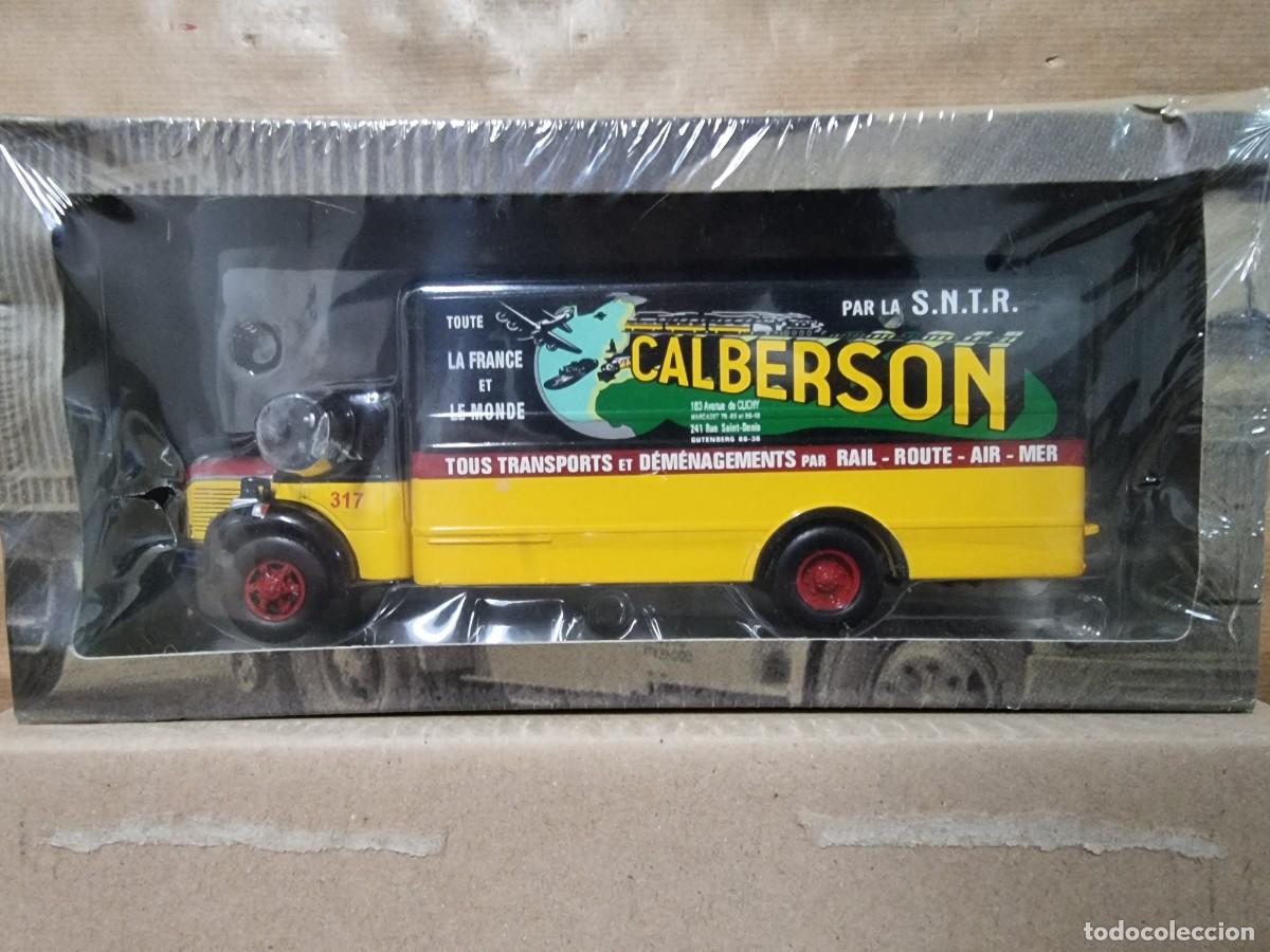 Voitures &agrave; l'&eacute;chelle: Caja Berliet GLR Transportes Calberson.Camiones de Anta&ntilde;o.Altaya