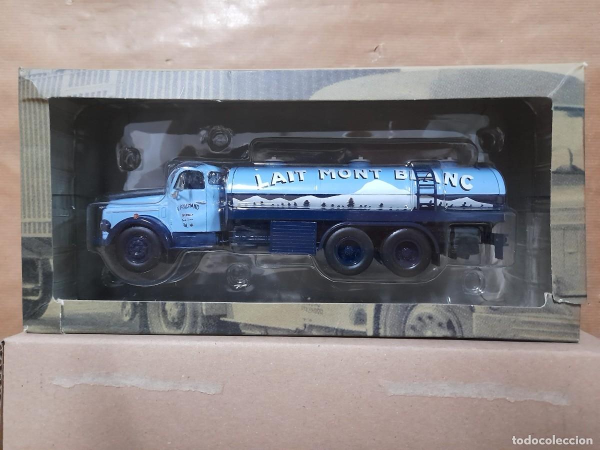 Coches a escala: Caja Camion Volvo N88 &rdquo;Leche Mont Blanc&rdquo;.Camiones de Anta&ntilde;o.Altaya