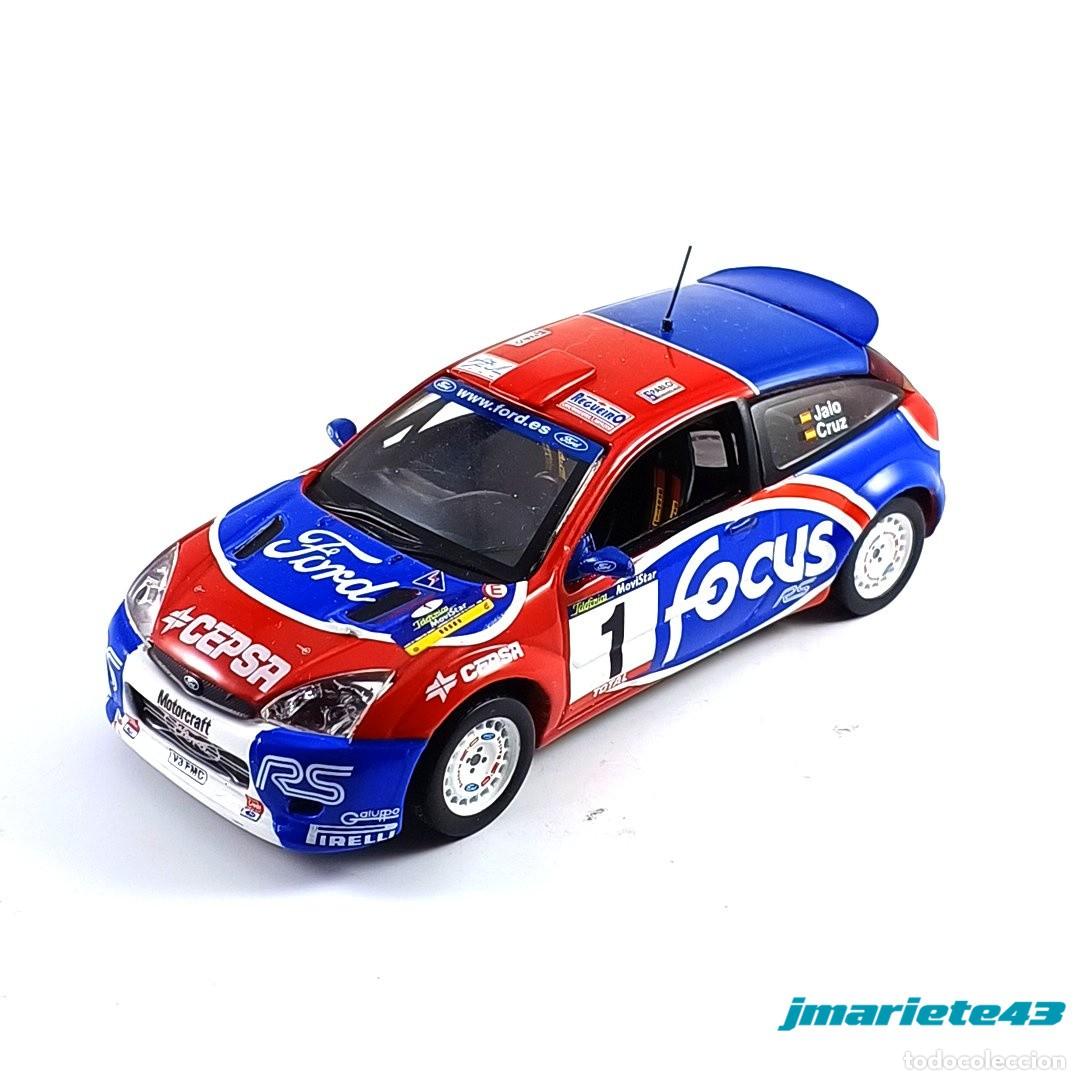 Voitures &agrave; l'&eacute;chelle: Ford Focus RS WRC #1 T. Jaio - L. Cruz. Rally Cangas del Narcea 2002 1:43