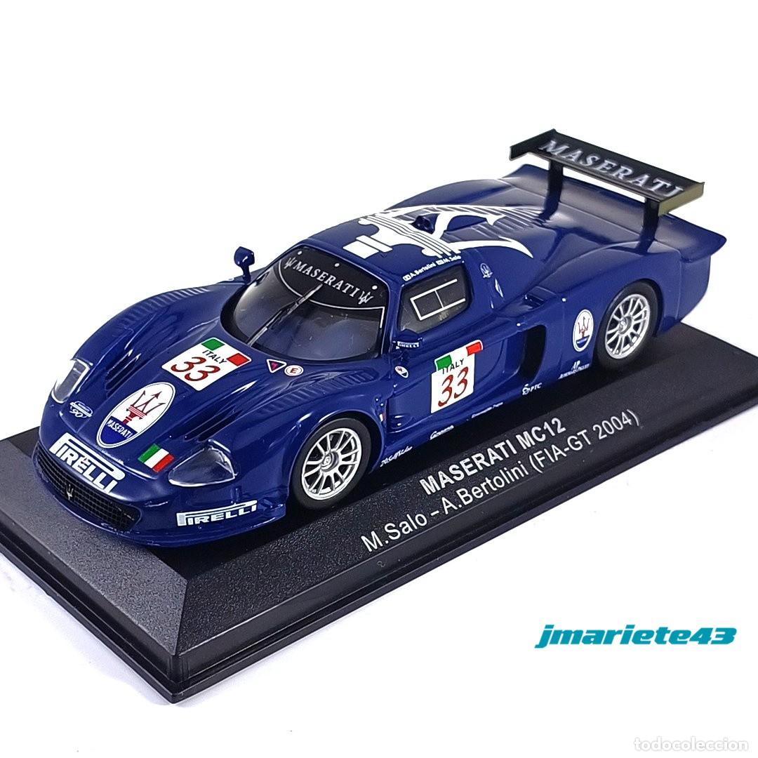 Carros em escala: Maserati Mc12 M. Salo - A. Bertolini FIA-GT 2004 1:43