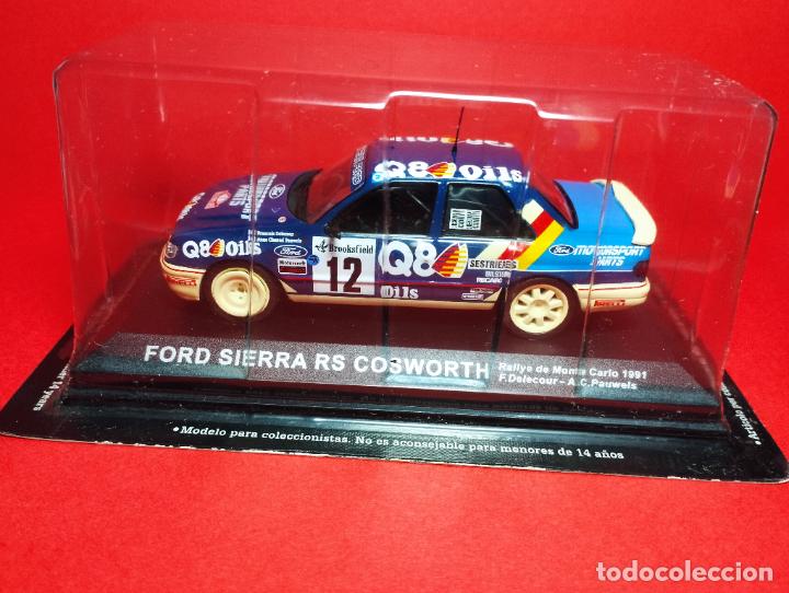 Model Cars: FORD SIERRA RS COSWORTH DE IXO ALTAYA SALVAT 1,43 NUEVO EN SU CAJA