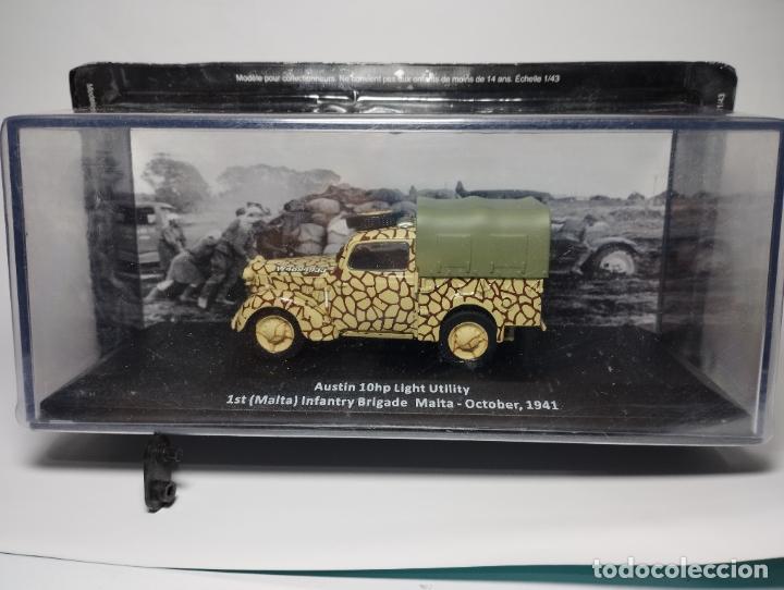 Model Cars: AUSTIN 10HP MILITAR BRIGADA MALTA INFANTERIA 2 GUERRA MUNDIAL IXO ALTAYA SALVAT 1,43 NUEVO CAJA