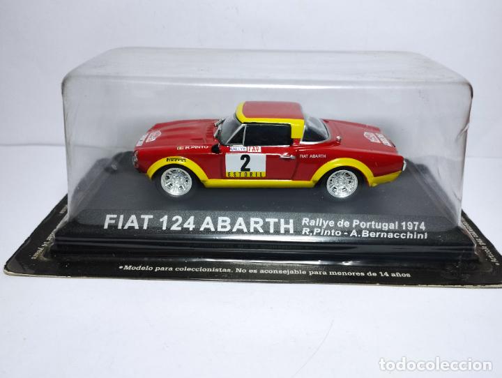 Model Cars: FIAT 124 ABARTH RALLYE IXO ALTAYA SALVAT 1,43 NUEVO EN SU CAJA