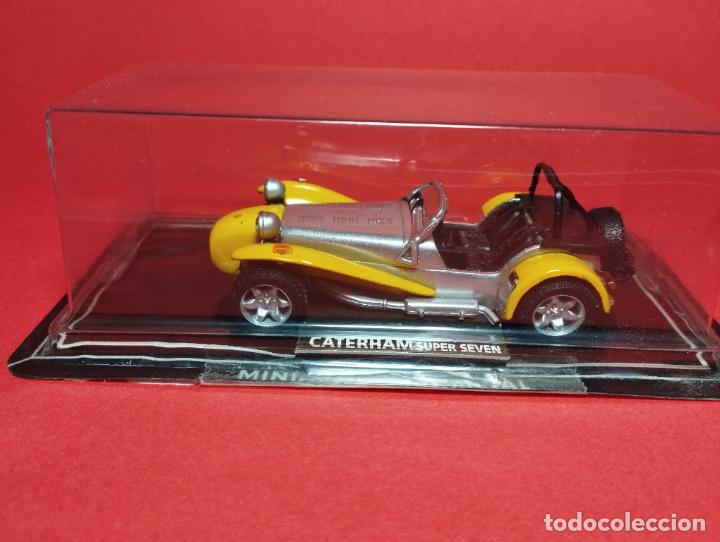 Coches a escala: LOTUS CATERHAM SUPER SEVEN ROADSTER DE GUISVAL ESCALA 1,43 NUEVO EN SU CAJA