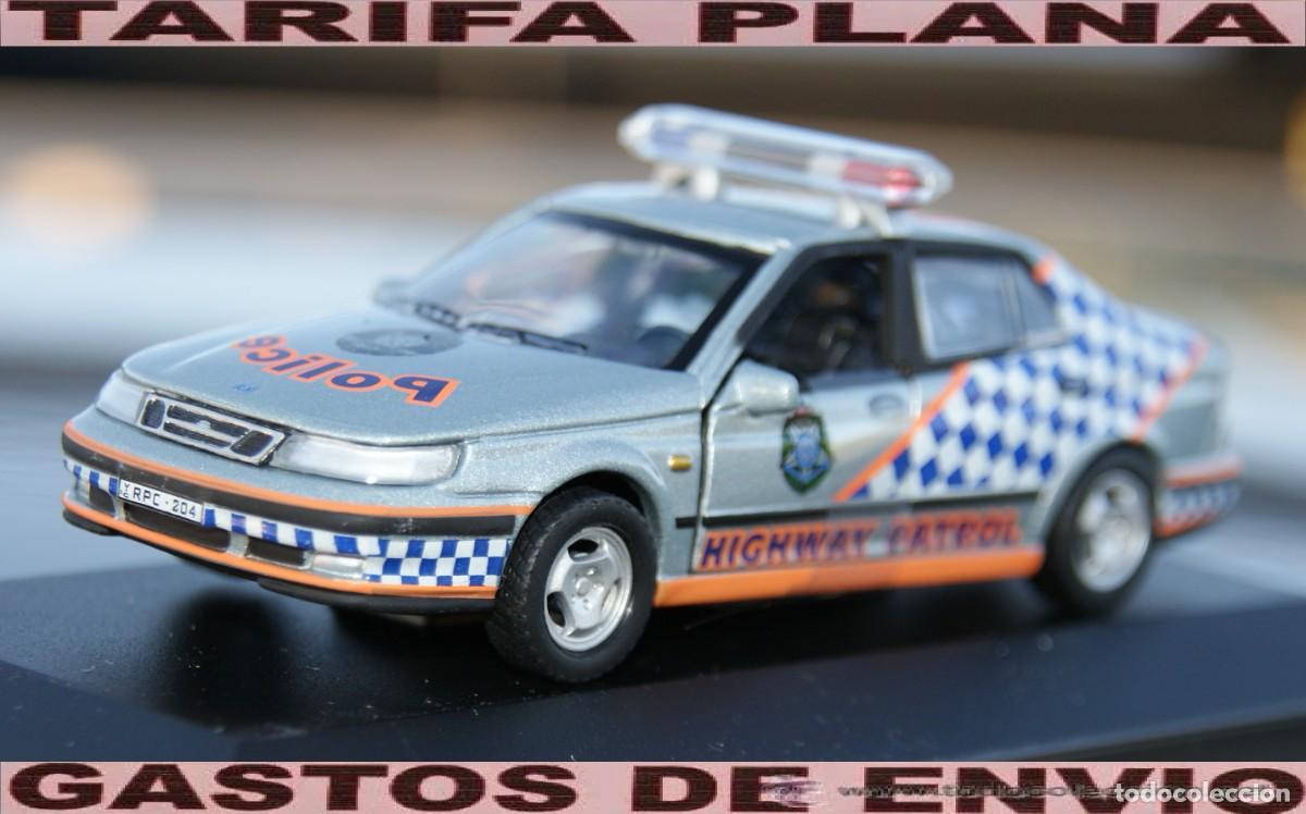 Coches a escala: SAAB 95 POLICIA DE AUSTRALIA ESCALA 1:43 DE HONGWELL EN caja no original