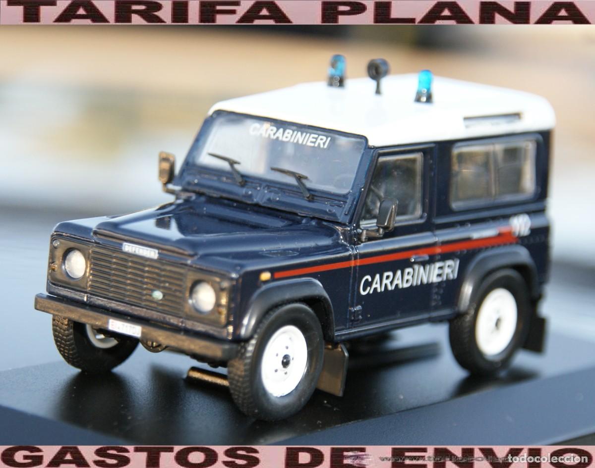 Coches a escala: LAND ROVER DEFENDER CARABINERI ESCALA 1:43 EN CAJA TIPO ALTAYA