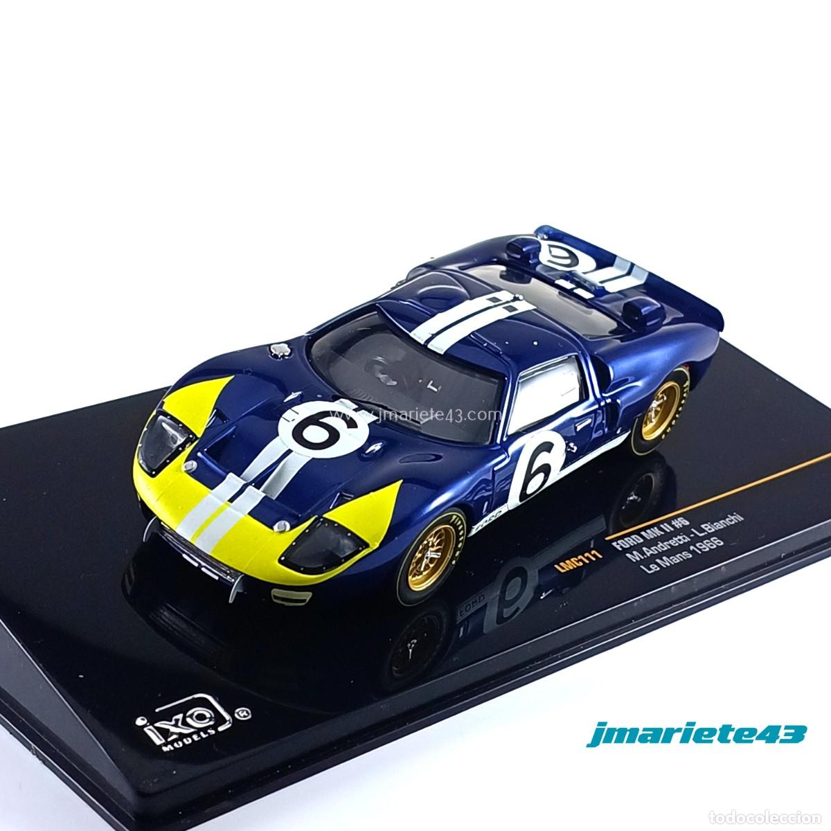 Auto in scala: Ford MKII #6 M. Andretti - L. Bianchi Le Mans 1966 1:43 IXO