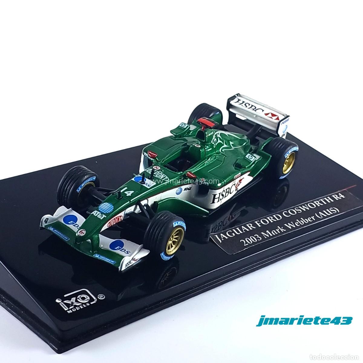 Coches a escala: Jaguar Ford Costworth R4 2003 #14 Mark Webber 1:43