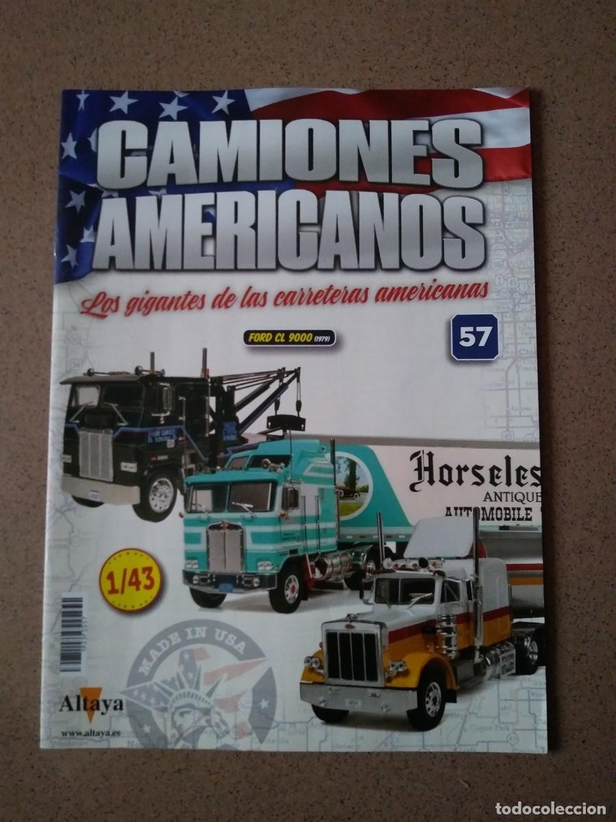 Coches a escala: Fasc&iacute;culo 57 FORD CL 9000 (1979) Camiones Americanos Altaya Nuevo