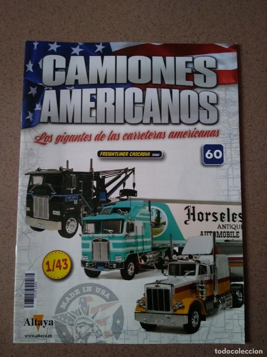 Auto in scala: Fasc&iacute;culo 60 FREIGHTLINER CASCADIA (2016) Camiones Americanos Altaya Nuevo