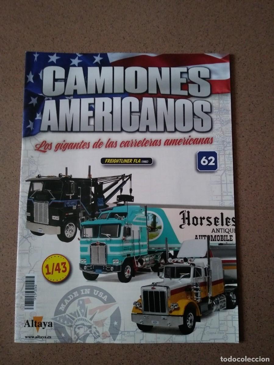 Auto in scala: Fasc&iacute;culo 62 FREIGHTLINER FLA (1985) Camiones Americanos Altaya Nuevo