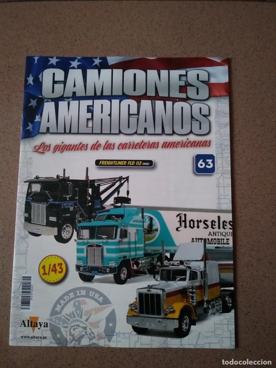 Coches a escala: Fasc&iacute;culo 63 FREIGHTLINER FLD 112 (1993) Camiones Americanos Altaya Nuevo