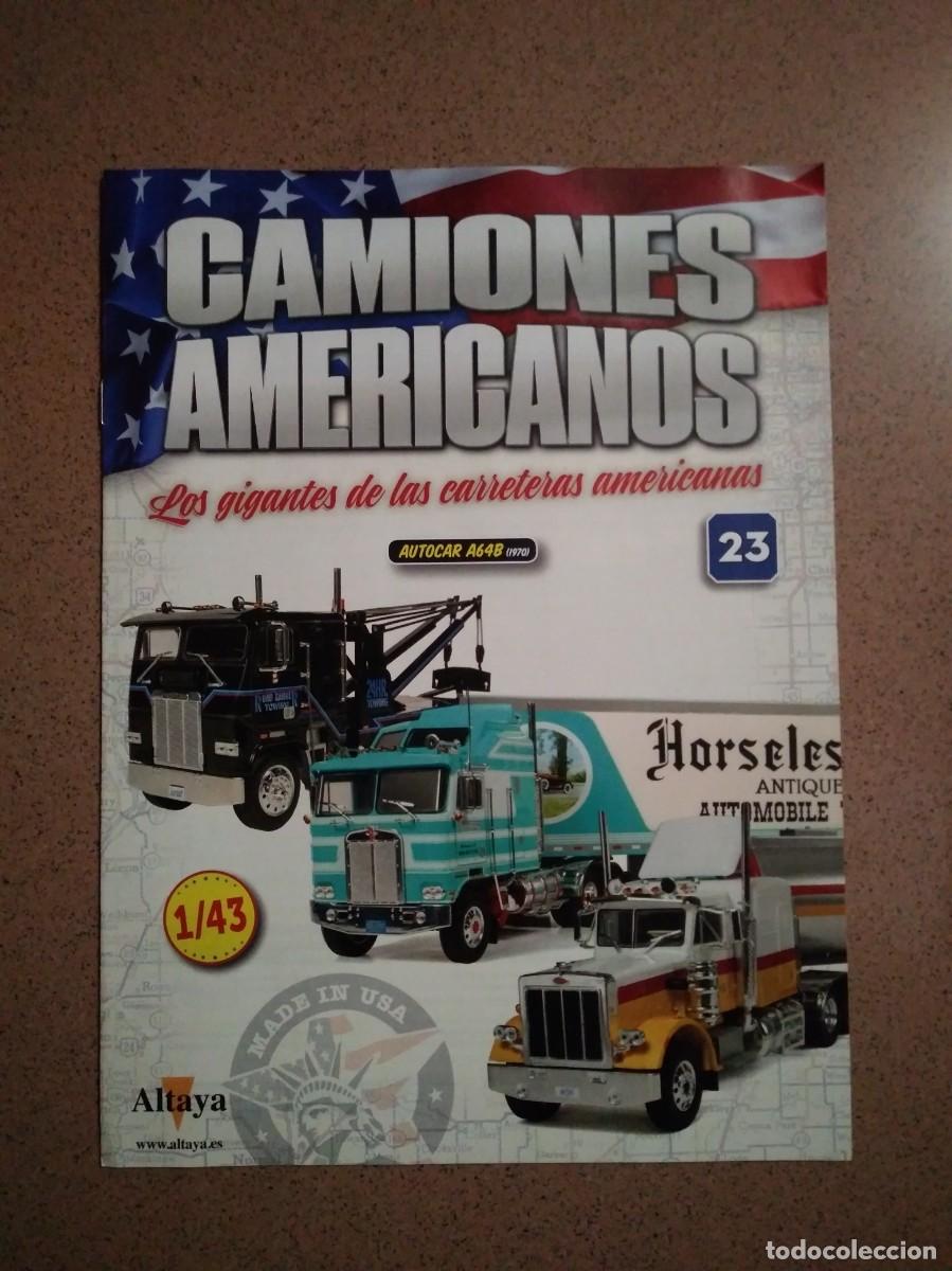 Coches a escala: Fasc&iacute;culo 23 AUTOCAR A64B (1970) Camiones Americanos Altaya Nuevo
