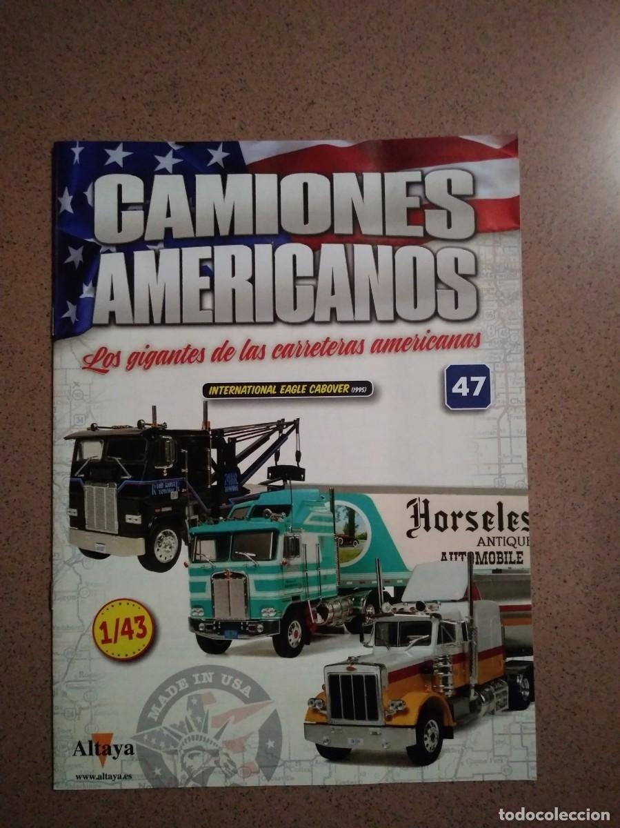 Coches a escala: Fasc&iacute;culo 47 INTERNATIONAL EAGLE CABOVER (1995) Camiones Americanos Altaya Nuevo