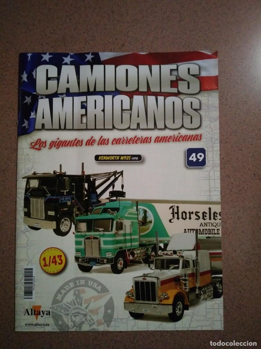 Coches a escala: Fasc&iacute;culo 49 KENWORTH W925 (1970) Camiones Americanos Altaya Nuevo