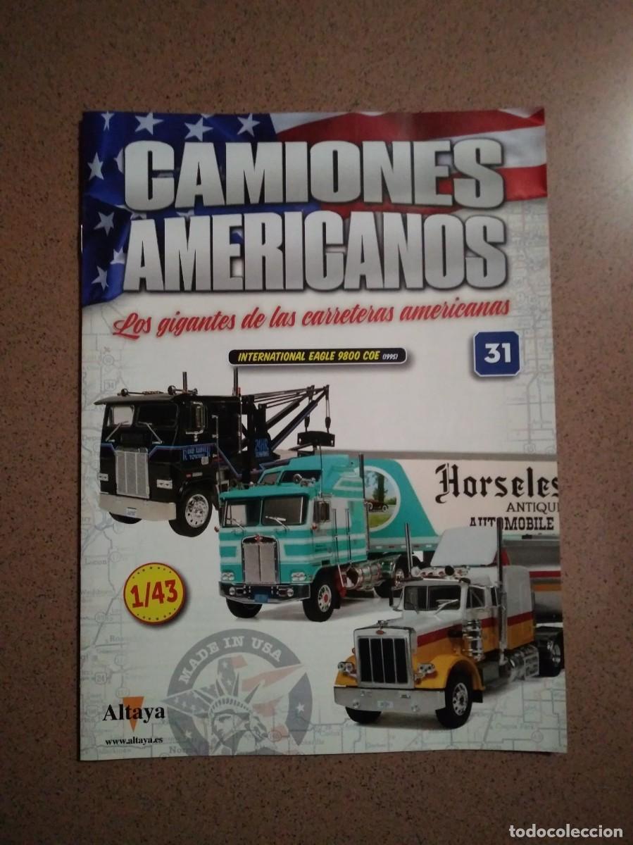 Coches a escala: Fasc&iacute;culo 31 INTERNATIONAL EAGLE 9800 COE (1995) Camiones Americanos Altaya Nuevo