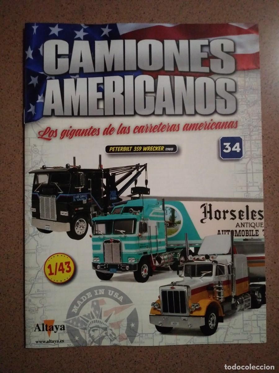 Model Cars: Fasc&iacute;culo 34 PETERBILT 359 WRECKER (1980) Camiones Americanos Altaya Nuevo