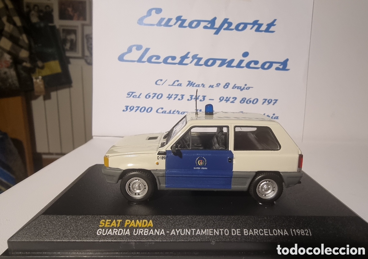 Voitures &agrave; l'&eacute;chelle: Seat Panda Guardia Urbana Barcelona escala 1/43