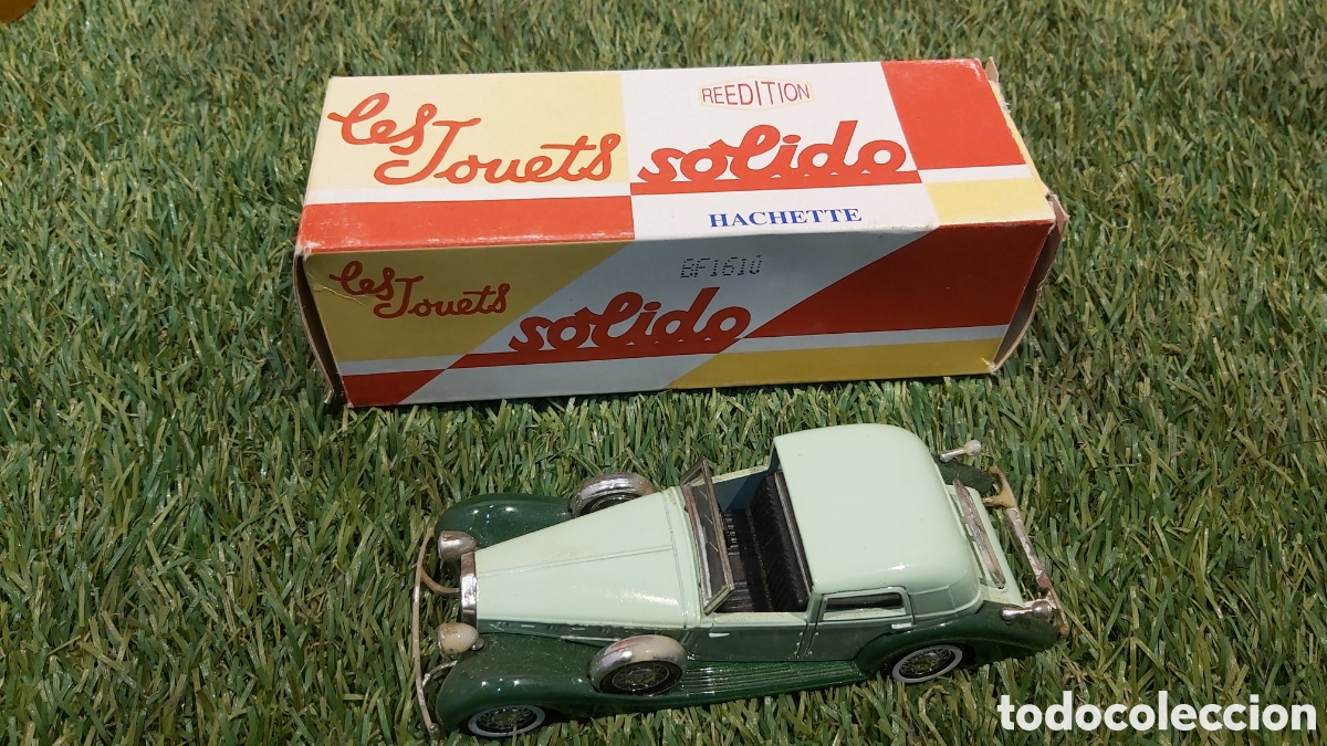 Voitures &agrave; l'&eacute;chelle: COCHE DE METAL SOLIDO HACHETE REEDITION.N&deg;31.DELAGE.
